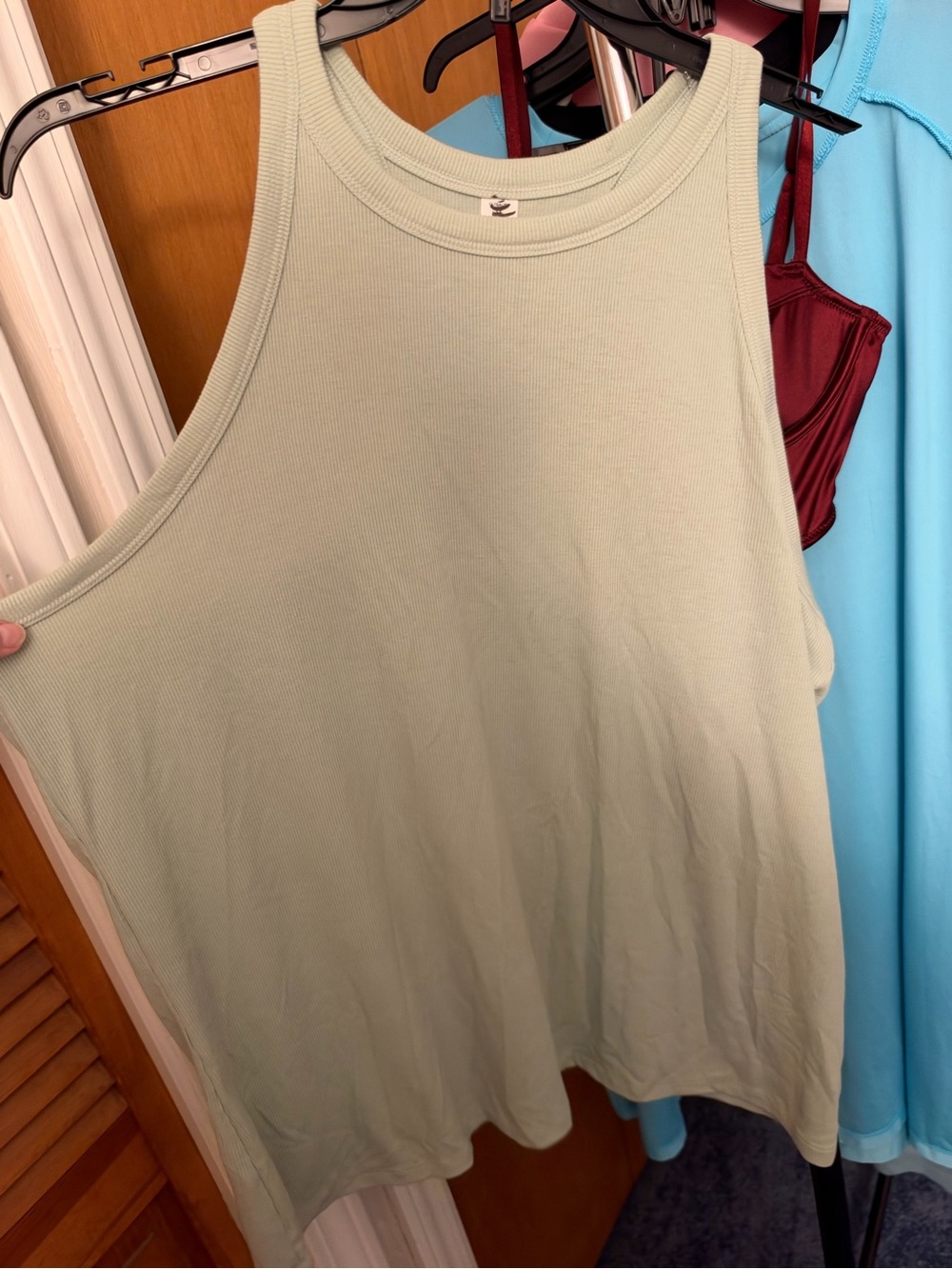 Old Navy Mint Green Ribbed Tank Top